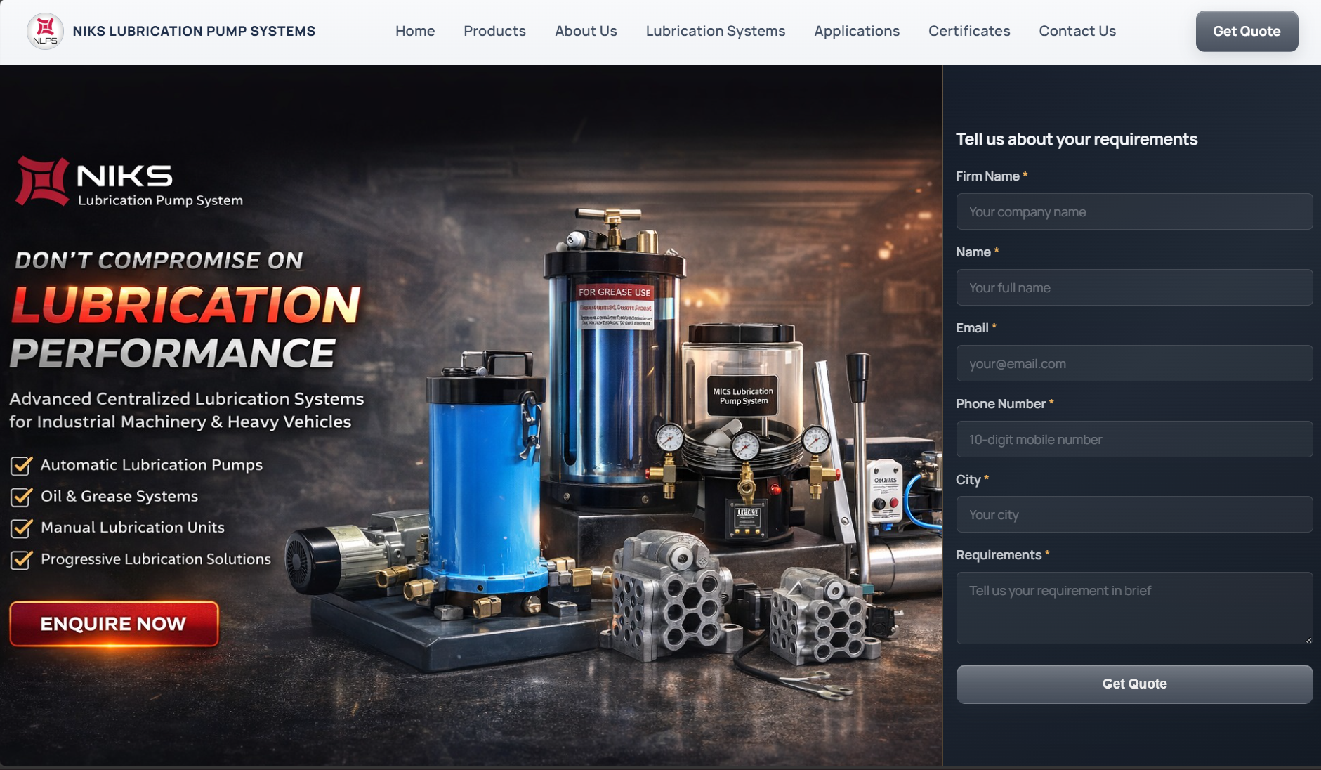 Industrial Lubrication System